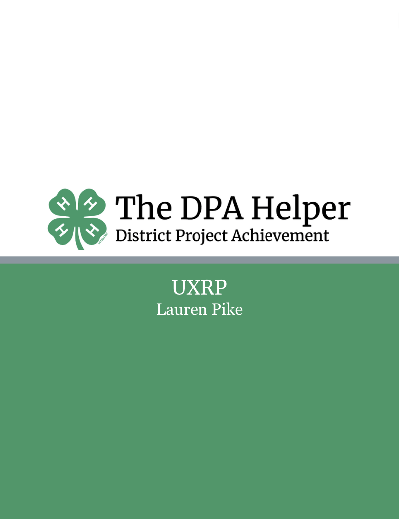 The DPA Helper UXRP